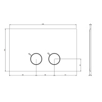 GESSI клавиша смыва для унитаза, двойная, для систем инсталляций Geberit Sigma8 и Sigma12, цвет Brushed Brass PVD - Gidratop.ru изображение