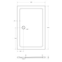 Поддон SMC CEZARES TRAY-M-AH-140/90-35-W - Gidratop.ru изображение