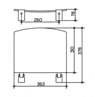 Сиденье откидное Keuco Plan 14980010037, хром/темно-серый - Gidratop.ru изображение