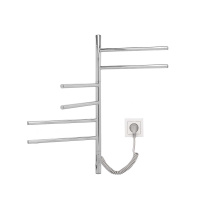 Полотенцесушитель электрический Vincea VTD-1S2CE 43х80, хром, таймер - Gidratop.ru изображение