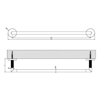 Gessi Ingranaggio полотенцедержатель, 45 см, цвет: хром - Gidratop.ru изображение