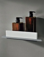 Полка для душа Keuco Edition 400 11559170000 со скребком, 38.2 см, хром - Gidratop.ru изображение