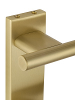 Полотенцесушитель электрический WONZON & WOGHAND NÜRNBERG, Брашированное золото (WW-AL349-BG) - Gidratop.ru изображение