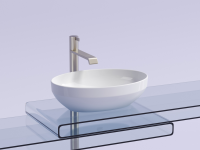 Умывальник чаша накладная овальная Element 502x363x145мм - Gidratop.ru изображение