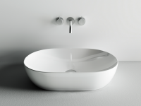 Умывальник чаша накладная овальная Element 600x415x135мм - Gidratop.ru изображение