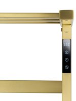 Полотенцесушитель электрический WONZON & WOGHAND FRANKFURT, Брашированное золото (WW-1029-BG) - Gidratop.ru изображение