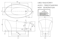 Квариловая ванна Villeroy&Boch Aveo new generation 190 x 95 см UBQ194AVE9W1V-01 - Gidratop.ru изображение