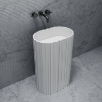 Раковина отдельностоящая ABBER Stein AS2551-H белая матовая - Gidratop.ru изображение