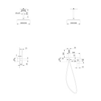 Душевая система ABBER Daheim AF8221 скрытого монтажа без излива, хром - Gidratop.ru изображение