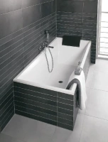 Квариловая ванна Villeroy&Boch Squaro Edge 12, 190 x 90 см, alpin, UBQ190SQE2DV-01 - Gidratop.ru изображение