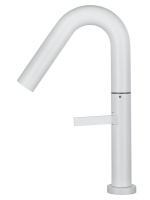 Смеситель для раковины высокий WONZON & WOGHAND, Белый матовый (WW-6068-MW) - Gidratop.ru изображение