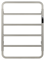 Полотенцесушитель электрический WONZON & WOGHAND WISMAR, Брашированный никель (WW-AL201-BR) - Gidratop.ru изображение