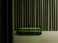 Прозрачная ванна ABBER Kristall AT9708Emerald зеленая - Gidratop.ru изображение