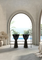 Раковина отдельностоящая прозрачная ABBER AT2703Onyx-Black черный/черный матовый - Gidratop.ru изображение