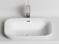 Умывальник прямоугольный встраиваемый сверху в столешницу Element 580x400x150мм - Gidratop.ru изображение