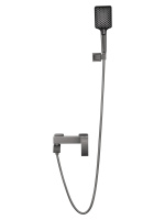 Смеситель для ванны с душем WONZON & WOGHAND FIT, Темный графит (WW-88639009-BGM) - Gidratop.ru изображение