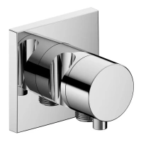 Запорный вентиль Keuco IXMO встраиваемый, с переключателем на 3 потребителя, выводом для шланга и держателем лейки DN 15, 59549011202 - Gidratop.ru изображение