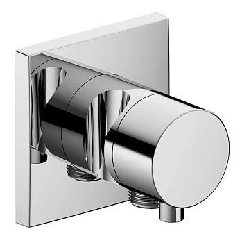 Запорный вентиль Keuco IXMO встраиваемый, с переключателем на 3 потребителя, выводом для шланга и держателем лейки DN 15, 59549011202