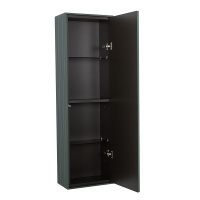 PORTOFINO Колонна подвесная с одной распашной дверцей, реверсивная 55966 Verde opaco, 35x20x115 - Gidratop.ru изображение