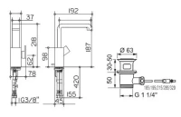 Смеситель Keuco Edition 300 53002 010000 для раковины - Gidratop.ru изображение