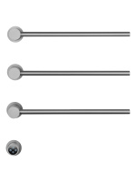 Полотенцесушитель электрический встраиваемый WONZON & WOGHAND HAMBURG, Брашированный никель (WW-AL313-BR) - Gidratop.ru изображение