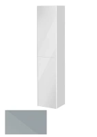 Шкаф-пенал Keuco Royal Reflex 34031 330002 подвесной 35 см, с корзиной, фасад зеркало, титан, петли справа - Gidratop.ru изображение