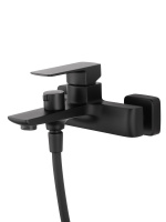 Смеситель для ванны с душем WONZON & WOGHAND EDGE, Черный матовый (WW-88639003A-MB) - Gidratop.ru изображение