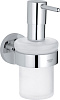 Дозатор жидкого мыла с держателем Grohe Essentials 40448001 - Gidratop.ru изображение