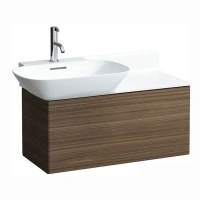 Тумба под раковину Laufen Ino 75 см 4.2540.1.030.171.1, темный орех - Gidratop.ru изображение