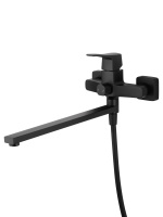 Смеситель для ванны WONZON & WOGHAND FLEX, Черный матовый (WW-639906-MB) - Gidratop.ru изображение