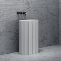 Раковина отдельностоящая ABBER Stein AS2551-H белая матовая - Gidratop.ru изображение