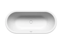 Ванна стальная Kaldewei Centro Duo Oval standard mod 128, 180 x 80 см, слив-перелив, альпийский белый, 282800010001/687772080001 - Gidratop.ru изображение