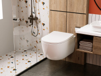 Унитаз ABBER Bequem AC1104 подвесной белый, безободковый - Gidratop.ru изображение