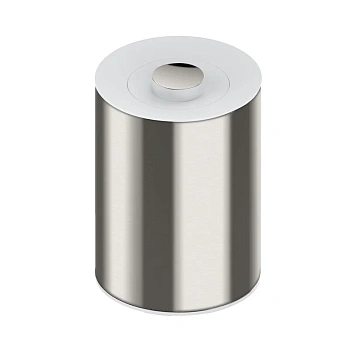 Ведро для мусора Keuco Plan 04989010051, 5 л, хром/белый