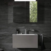 Тумба под раковину Keuco Plan 32971 290000 100 x 49 x 40 см подвесная, инокс матовый - Gidratop.ru изображение