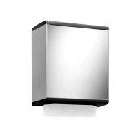 Диспенсер бумажных полотенец Keuco Collection Moll 12785010101, 28.5 см, алюминий серебристый анодированный/антрацит - Gidratop.ru изображение