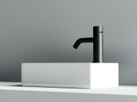 Умывальник подвесной прямоугольный (отверстие под смеситель R) Element 375x215x100мм - Gidratop.ru изображение