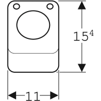 Система пневматического управления смывом унитаза Geberit 115.918.00.1 - Gidratop.ru изображение