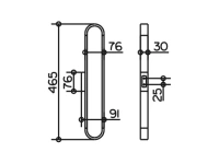 Полотенцедержатель Keuco Edition 300 30070 010000 для 6 гостевых полотенец, 30 см, хром - Gidratop.ru изображение