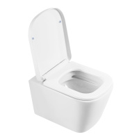 Унитаз подвесной безободковый BelBagno ALBANO BB120CHR/BB120SC - Gidratop.ru изображение