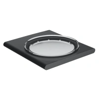 Мыльница Keuco Edition 400 11555139000, хром черный шлифованный - Gidratop.ru изображение