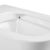 Унитаз подвесной Arco VT1-36 безободковый, цвет белый, ультратонкое soft-close сиденье - Gidratop.ru изображение