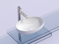 Умывальник чаша накладная овальная Element 502x363x145мм - Gidratop.ru изображение