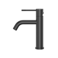 RELAX-LS1-NOP Смеситель для раковины однорычажный с донным клапаном, черный матовый - Gidratop.ru изображение