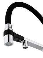 Смеситель для кухни с гибким изливом и подключением фильтра WONZON & WOGHAND, Хром (WW-88458013-CR) - Gidratop.ru изображение