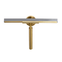 RELAX-SV-BORO Скребок-водосгон для душевой шторки, исполнение брашированное золото - Gidratop.ru изображение