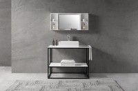 Консоль под раковину ABBER Stein AS2631 напольная, белая матовая - Gidratop.ru изображение