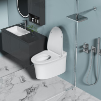 Унитаз ABBER Bequem AC1124P подвесной белый с импульсным смывом - Gidratop.ru изображение