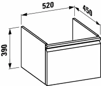 Тумба под раковину Laufen Pro New 4830340954231, венге - Gidratop.ru изображение