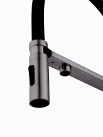 Смеситель для кухни с гибким изливом и подключением фильтра WONZON & WOGHAND, Темный графит (WW-88458009-BGM) - Gidratop.ru изображение